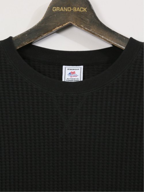 【大きいサイズ】ジェーイーモーガンロングジョーンズ/JEMORGAN LONG JOHNS ビッグワッフル クルースエット