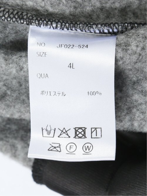 【大きいサイズ】ジェーイーモーガンロングジョーンズ/JEMORGAN LONG JOHNS ニットフリース クルースエット(セットアップ可能)