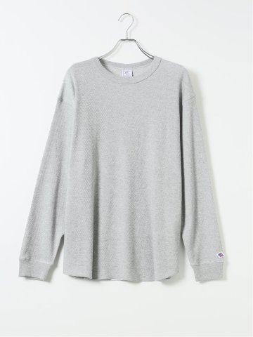 【大きいサイズ】ジェーイーモーガンロングジョーンズ Tシャツ メンズ 長袖 ストレッチ クルーネック ハニカム