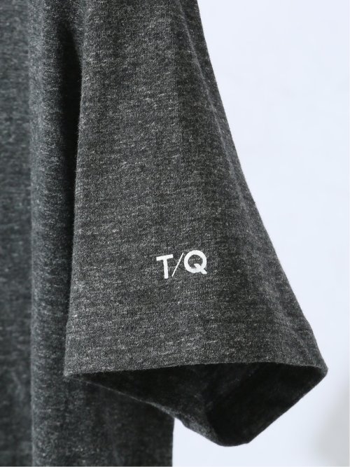 綿100% TQロゴ クルー半袖Tシャツ