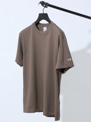 綿100% TQロゴ クルー半袖Tシャツ
