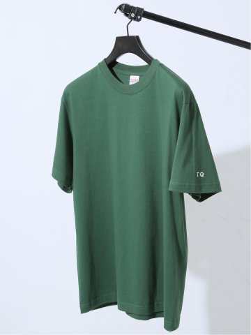 綿100% TQロゴ クルー半袖Tシャツ