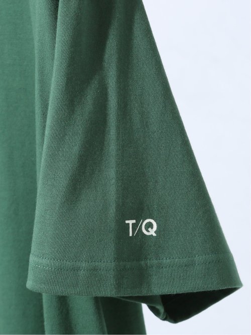 綿100% TQロゴ クルー半袖Tシャツ