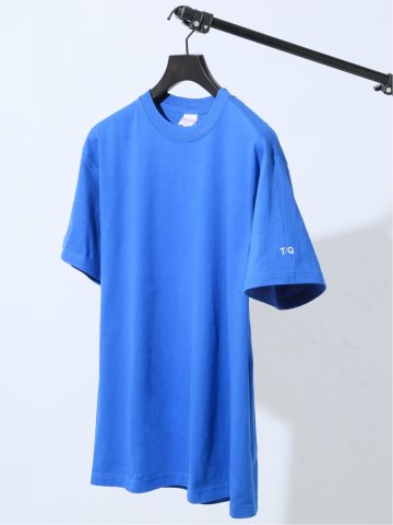 綿100% TQロゴ クルー半袖Tシャツ