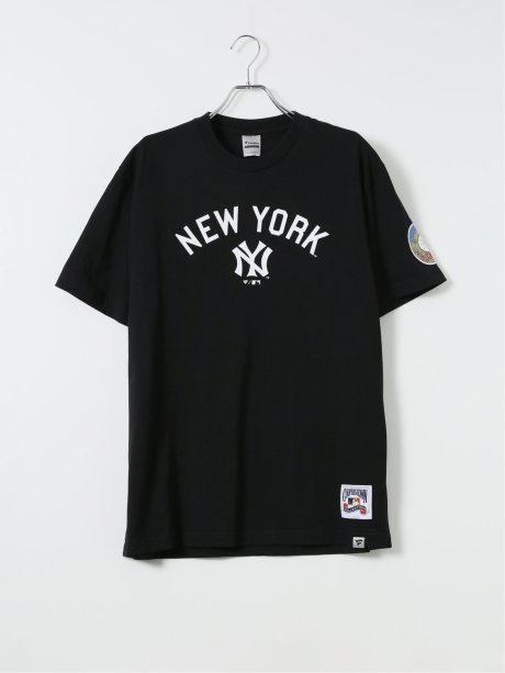 【大きいサイズ】ファナティクス MLB Tシャツ メンズ 半袖 クルーネック 綿 コットン クーパーズタウン ダブル ロゴ