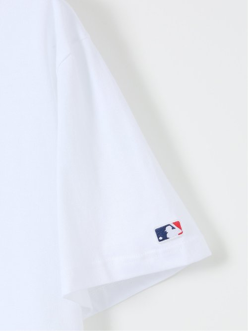 【大きいサイズ】ファナティクス MLB Tシャツ メンズ 半袖 クルーネック 綿 コットン ドジャース オーバーラッピング ロゴ