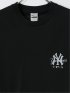 【大きいサイズ】ファナティクス MLB Tシャツ メンズ 半袖 クルーネック 綿 コットン 胸ポケット オーバーラッピング 刺繍