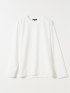 Tシャツ メンズ 長袖 ストレッチ クルーネック 幾何学 リンクス ジャガード