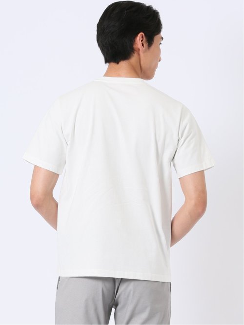 綿天竺 メッセージ ロゴ クルーネック 半袖 Tシャツ