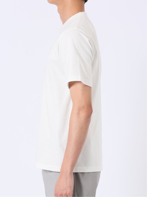 綿天竺 メッセージ ロゴ クルーネック 半袖 Tシャツ