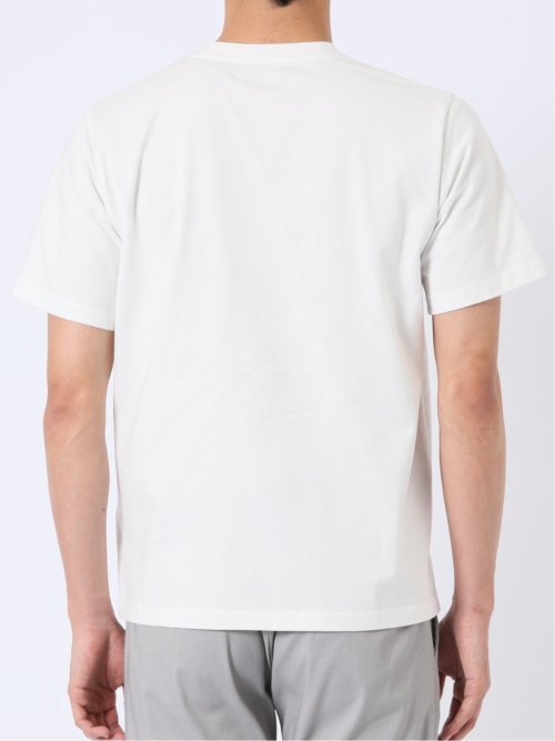 綿天竺 メッセージ ロゴ クルーネック 半袖 Tシャツ