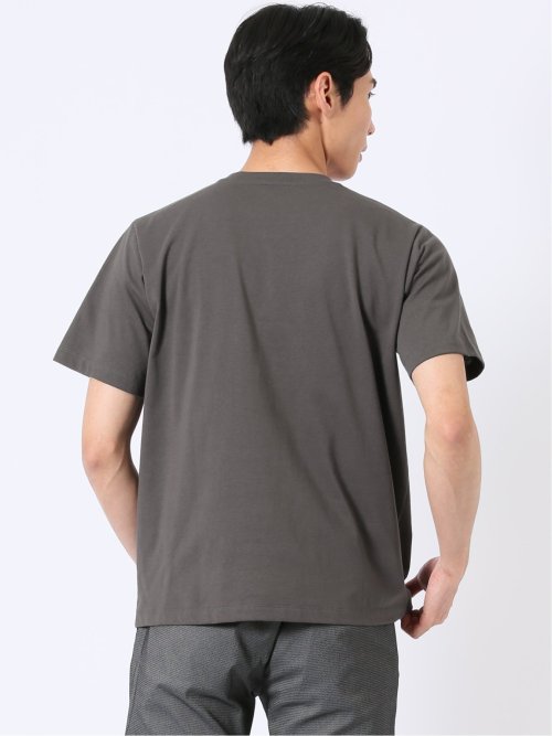 綿天竺 メッセージ ロゴ クルーネック 半袖 Tシャツ