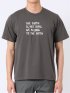 綿天竺 メッセージ ロゴ クルーネック 半袖 Tシャツ