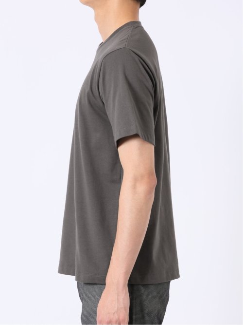 綿天竺 メッセージ ロゴ クルーネック 半袖 Tシャツ