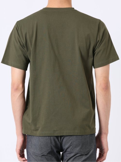 綿天竺 メッセージ ロゴ クルーネック 半袖 Tシャツ