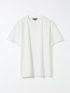 Tシャツ メンズ 半袖 クルーネック ジャガード ダイヤ柄