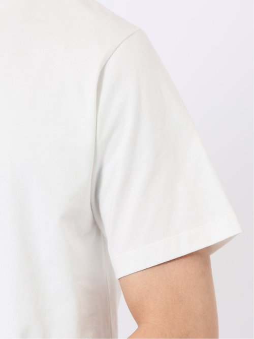 綿天竺 グラフィック プリント クルーネック 半袖 Tシャツ