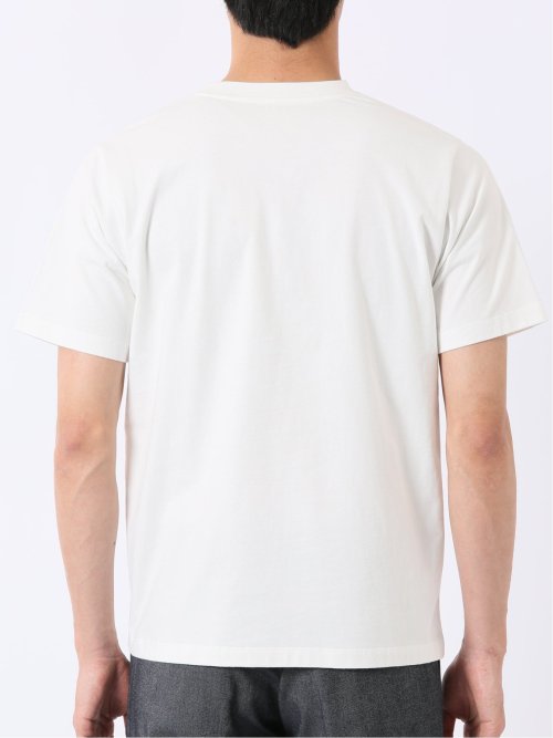 綿天竺 グラフィック プリント クルーネック 半袖 Tシャツ