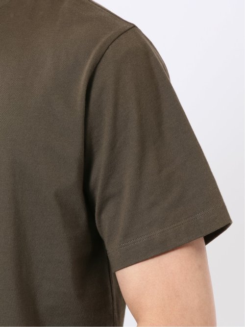 綿天竺 グラフィック プリント クルーネック 半袖 Tシャツ