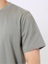 綿天竺 グラフィック プリント クルーネック 半袖 Tシャツ