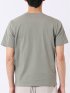 綿天竺 グラフィック プリント クルーネック 半袖 Tシャツ