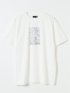 綿100% コットン 天竺 フォト プリント クルーネック 半袖 Tシャツ メンズ