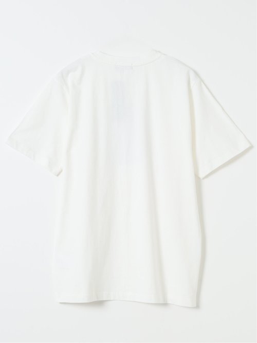 綿天竺 フォト プリント クルーネック 半袖 Tシャツ