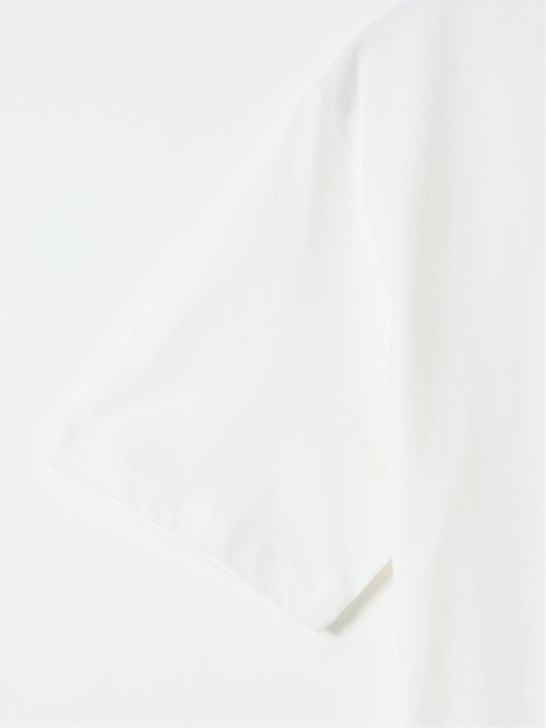 綿天竺 フォト プリント クルーネック 半袖 Tシャツ