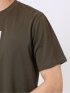 綿天竺 フォト プリント クルーネック 半袖 Tシャツ