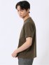 綿天竺 フォト プリント クルーネック 半袖 Tシャツ