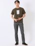 綿天竺 フォト プリント クルーネック 半袖 Tシャツ