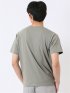 綿100% コットン 天竺 フォト プリント クルーネック 半袖 Tシャツ メンズ