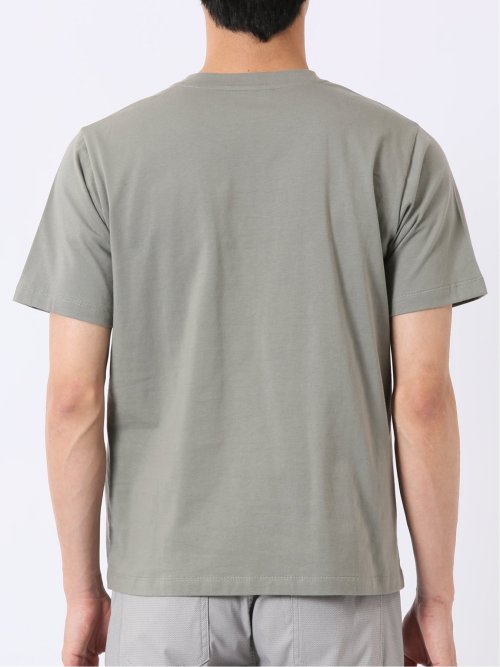 綿100% コットン 天竺 フォト プリント クルーネック 半袖 Tシャツ メンズ
