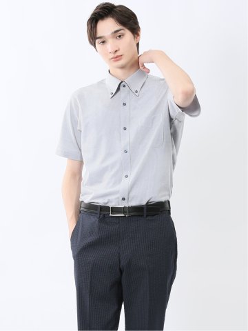 Biz アルティマ ボタンダウン半袖 ビズシャツ
