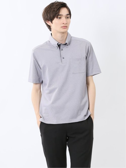 トップス Taka TAKA-Q｜TechLinen 7分袖カプリシャツ メンズ Tシャツ