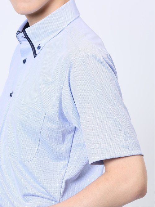 Biz クールパス ボタンダウン半袖 ビズシャツ