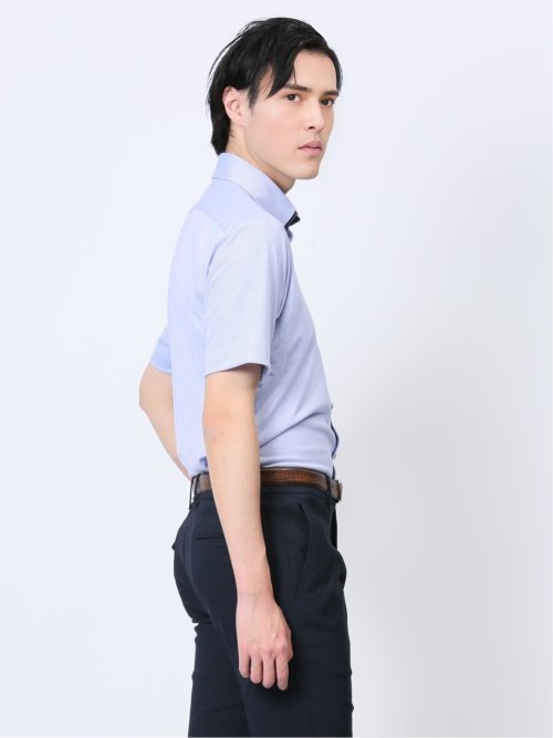 Biz クールパス ボタンダウン半袖 ビズシャツ
