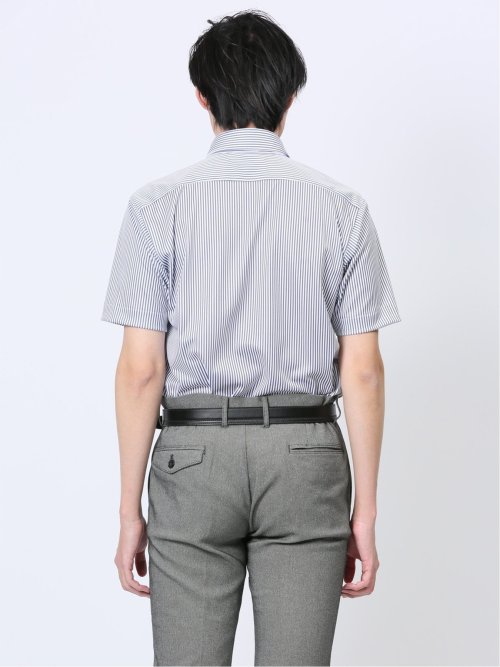 Biz クールパス ボタンダウン半袖 ビズシャツ