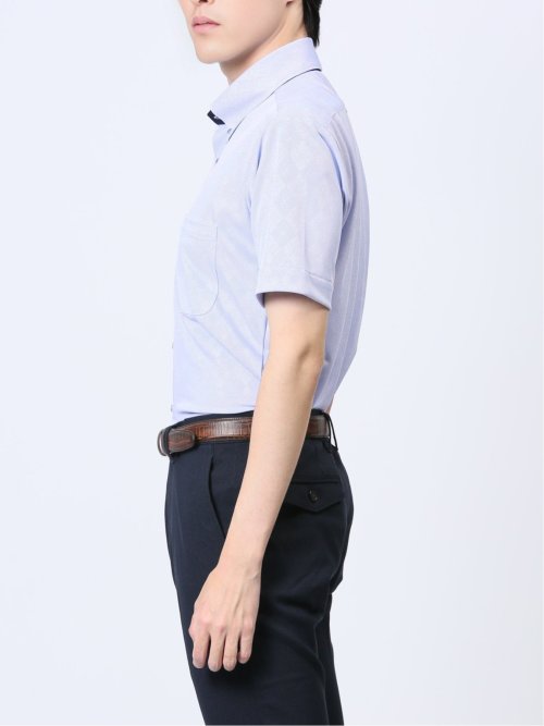 Biz クールパス ボタンダウン半袖 ビズシャツ