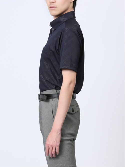 Biz クールパス ボタンダウン半袖 ビズシャツ