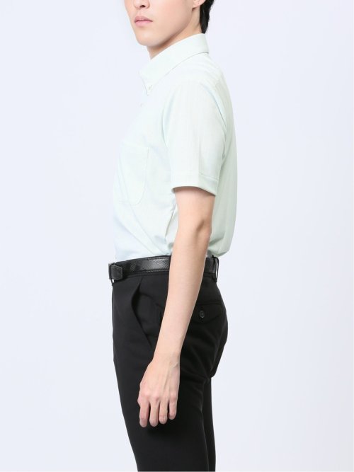 Biz クールパス ボタンダウン半袖 ビズシャツ