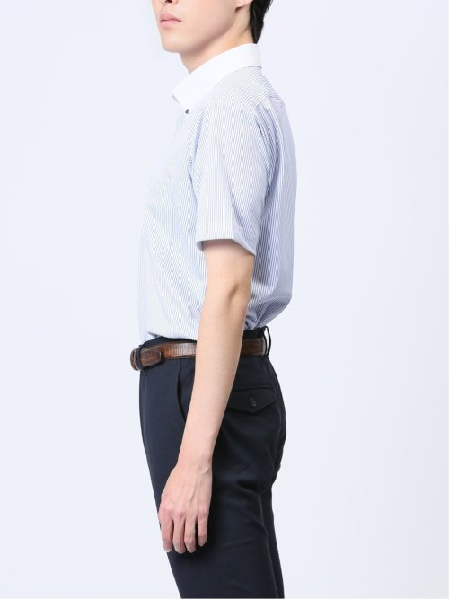 Biz クールパス ボタンダウン半袖 ビズシャツ