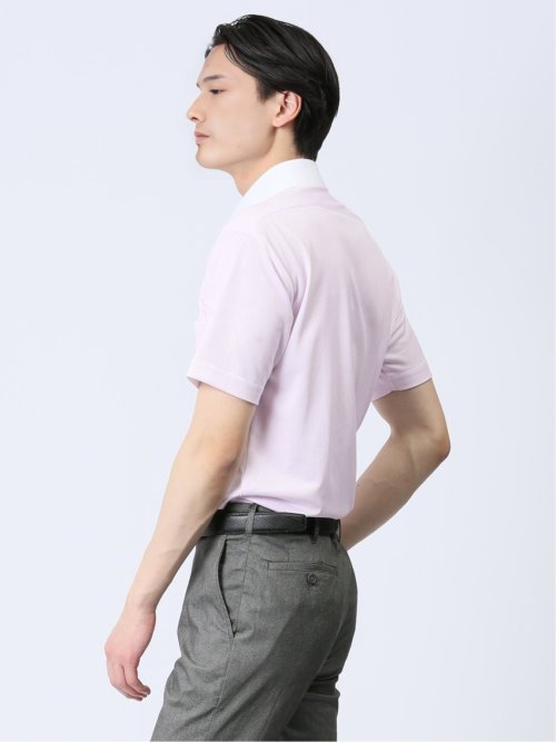 Biz クールパス ボタンダウン半袖 ビズシャツ