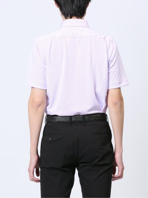 Biz クールパス ワイドカラー半袖 ビズシャツ