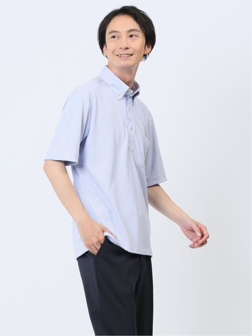 Biz クールパス ボタンダウン半袖 ビズポロ