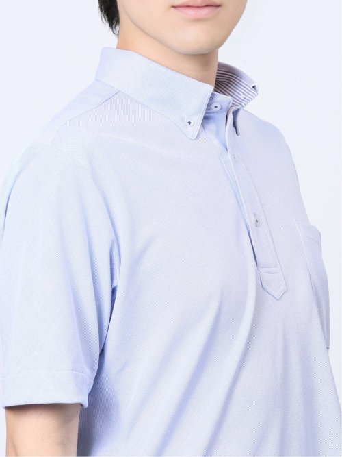 Biz クールパス ボタンダウン半袖 ビズポロ