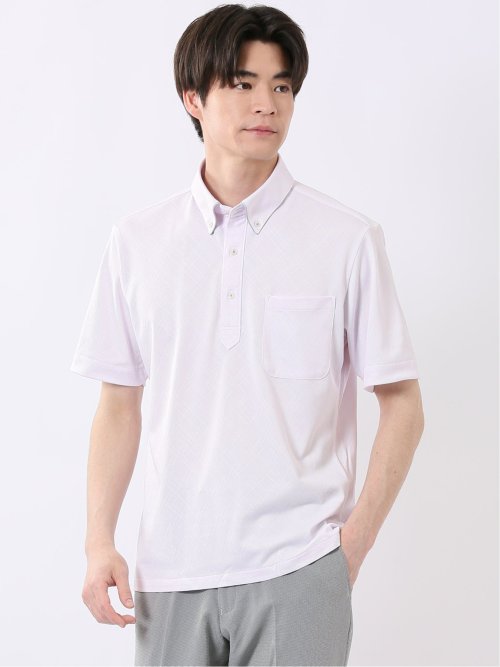 Biz クールパス ボタンダウン半袖 ビズポロ