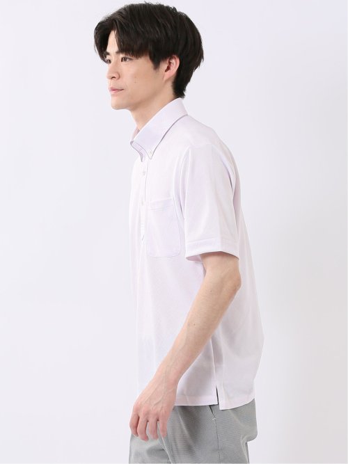 Biz クールパス ボタンダウン半袖 ビズポロ