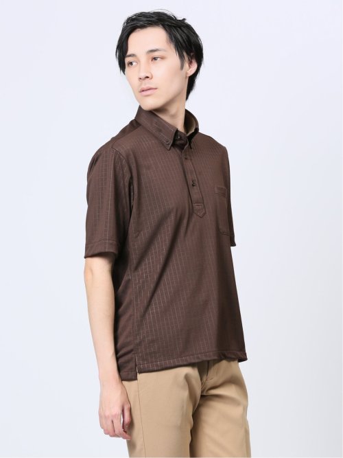 Biz クールパス ボタンダウン半袖 ビズポロ