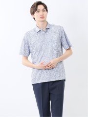 Biz クールパス ワイドカラー半袖 ビズポロ